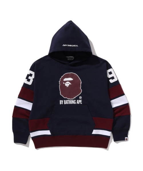 A BATHING APE ア ベイシング エイプ BAPEロゴ総柄 パーカー SHARK BAPE EMBLEM DENIM JACKET PRINT ZIP HOODIE（パーカー）｜A