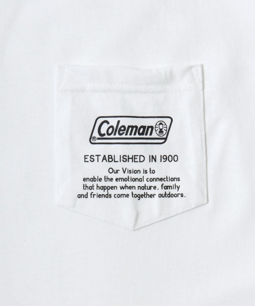 COLEMAN（コールマン）の「2025AW Coleman/コールマン ランタンワンポイント刺繍/ランタンバックプリント ポケット付 ロングスリーブTシャツ レディース メンズ（Tシャツ/カットソー・メンズ・オフホワイト/ブラック/ホワイト系その他/ネイビー・M/L/LL）」の19枚目の写真