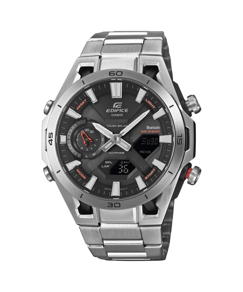 EDIFICE(CASIO)(エディフィス)の「SOSPENSIONE / タフソーラー / ECB-2300YD-1AJF(アナログ腕時計・メンズ・ブラック×シルバー・FREE)」の1枚目の写真