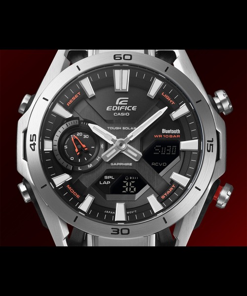 EDIFICE(CASIO)(エディフィス)の「SOSPENSIONE / タフソーラー / ECB-2300YD-1AJF(アナログ腕時計・メンズ・ブラック×シルバー・FREE)」の8枚目の写真