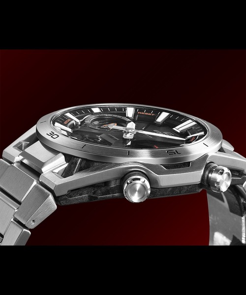 EDIFICE(CASIO)(エディフィス)の「SOSPENSIONE / タフソーラー / ECB-2300YD-1AJF(アナログ腕時計・メンズ・ブラック×シルバー・FREE)」の3枚目の写真