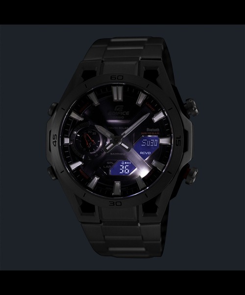 EDIFICE(CASIO)(エディフィス)の「SOSPENSIONE / タフソーラー / ECB-2300YD-1AJF(アナログ腕時計・メンズ・ブラック×シルバー・FREE)」の4枚目の写真
