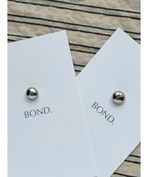 【BOND】錫イニシャルDrop pierce(MA)
