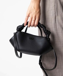 GANNI（ガニー）の「GANNI Ganni Bou Bag Mini Grained ガニー ボウバッグ ミニ ハンドバッグ（ハンドバッグ）」