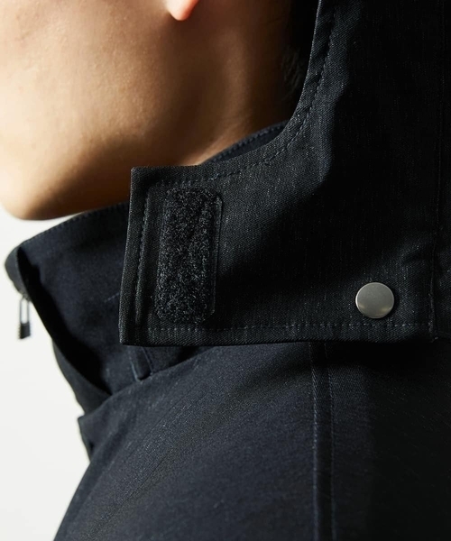 MK MICHEL KLEIN HOMME （エムケーミッシェルクランオム）の「【ライナー付き / 撥水 / ストレッチ】 COMFUN CLOTH(コンファンクロス） フード付ブルゾン（モッズコート・メンズ・ブルー/ブラック・48/46/51）」の18枚目の写真