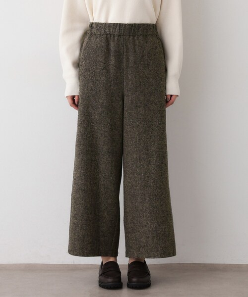 Dessin(デッサン)の「【洗える/後ろゴム】ツイードワイドパンツ(その他パンツ・レディース・グレー系4/ブラック系4/ブラウン系その他5・00/01/02/03)」の16枚目の写真