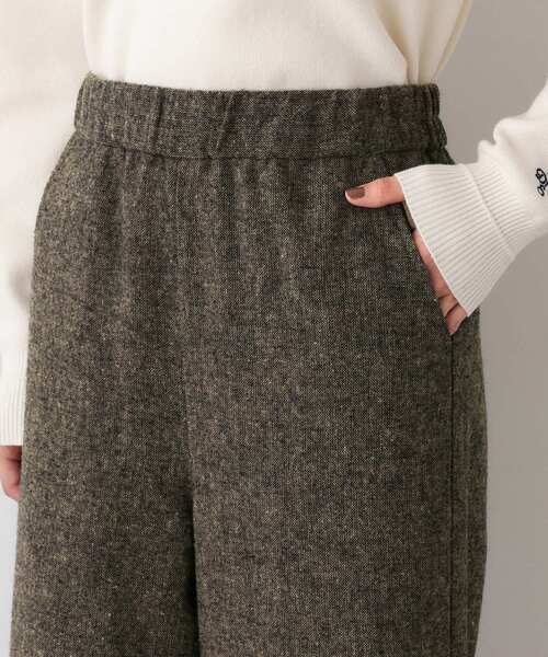 Dessin(デッサン)の「【洗える/後ろゴム】ツイードワイドパンツ(その他パンツ・レディース・グレー系4/ブラック系4/ブラウン系その他5・00/01/02/03)」の19枚目の写真