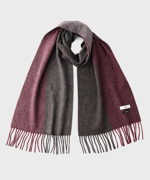 TAKEO KIKUCHI(タケオキクチ)の「【洗えるカシミヤ】 ピュアカシミヤ 4面パネルマフラー(マフラー・メンズ・ブルー系4/ブラック系4/ワイン系1/モスグリーン系4/ネイビー系4/グレー系4/ダークブラウン系4/オレンジ系その他5・00)」の7枚目の写真