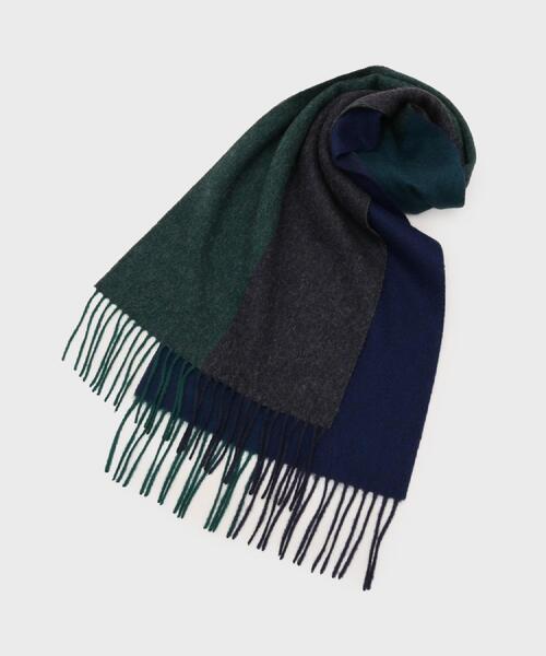TAKEO KIKUCHI(タケオキクチ)の「【洗えるカシミヤ】 ピュアカシミヤ 4面パネルマフラー(マフラー・メンズ・ブルー系4/ブラック系4/ワイン系1/モスグリーン系4/ネイビー系4/グレー系4/ダークブラウン系4/オレンジ系その他5・00)」の18枚目の写真
