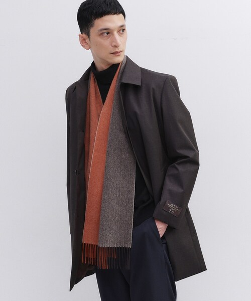 TAKEO KIKUCHI(タケオキクチ)の「【洗えるカシミヤ】 ピュアカシミヤ 4面パネルマフラー(マフラー・メンズ・ブルー系4/ブラック系4/ワイン系1/モスグリーン系4/ネイビー系4/グレー系4/ダークブラウン系4/オレンジ系その他5・00)」の21枚目の写真