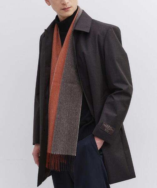 TAKEO KIKUCHI(タケオキクチ)の「【洗えるカシミヤ】 ピュアカシミヤ 4面パネルマフラー(マフラー・メンズ・ブルー系4/ブラック系4/ワイン系1/モスグリーン系4/ネイビー系4/グレー系4/ダークブラウン系4/オレンジ系その他5・00)」の22枚目の写真