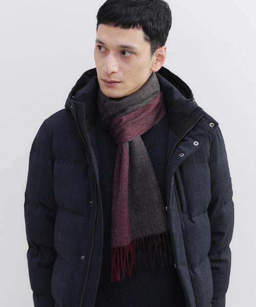 セール】【洗えるカシミヤ】ピュアカシミヤ 4面パネルマフラー