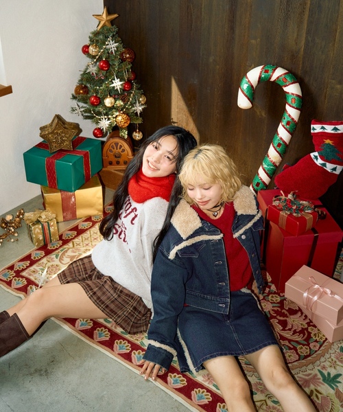 LOVETOXIC（ラブトキシック）の「裏キルトデニムセットアップ（セットアップ・キッズ・ネイビー・M:150cm/S:140cm/L:160cm）」の14枚目の写真