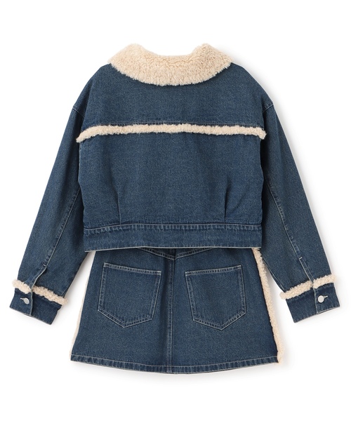 LOVETOXIC（ラブトキシック）の「裏キルトデニムセットアップ（セットアップ・キッズ・ネイビー・M:150cm/S:140cm/L:160cm）」の11枚目の写真