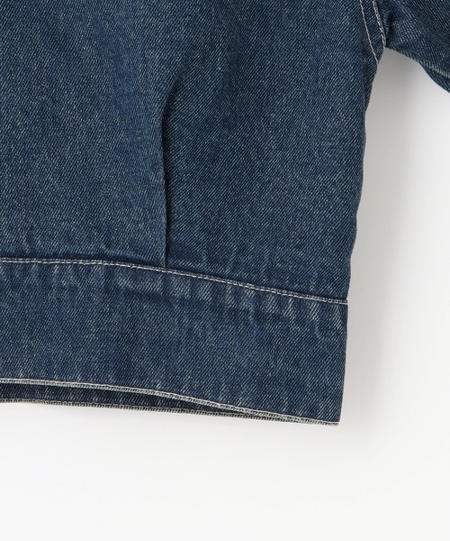 LOVETOXIC（ラブトキシック）の「裏キルトデニムセットアップ（セットアップ・キッズ・ネイビー・M:150cm/S:140cm/L:160cm）」の9枚目の写真