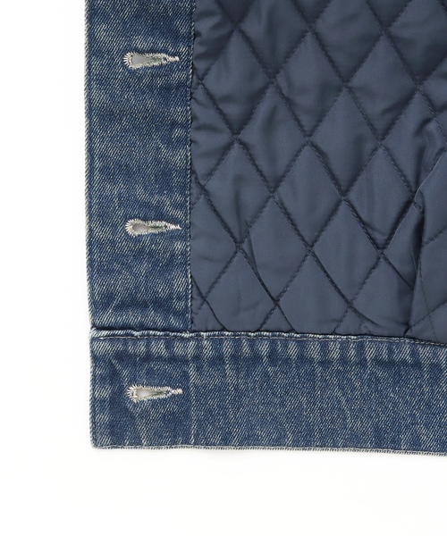 LOVETOXIC（ラブトキシック）の「裏キルトデニムセットアップ（セットアップ・キッズ・ネイビー・M:150cm/S:140cm/L:160cm）」の7枚目の写真