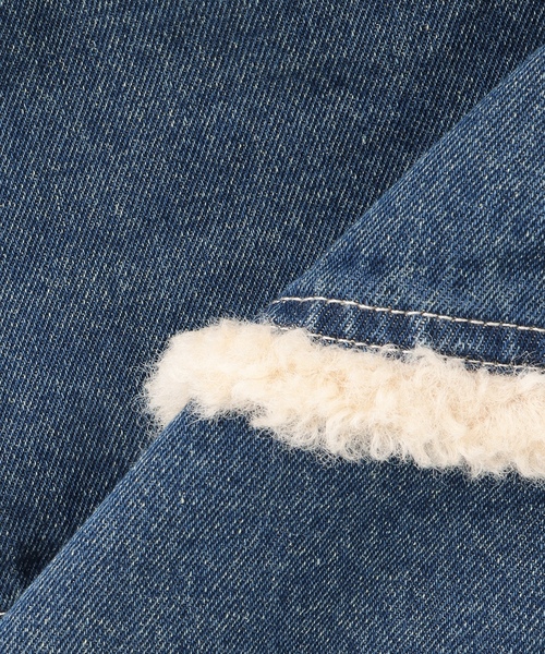 LOVETOXIC（ラブトキシック）の「裏キルトデニムセットアップ（セットアップ・キッズ・ネイビー・M:150cm/S:140cm/L:160cm）」の2枚目の写真