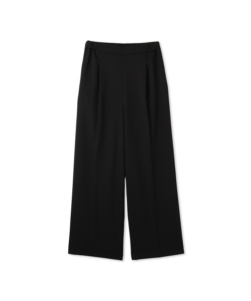QUEENS COURT（クイーンズコート）の「ナチュレッチセンタープレスワイドパンツ≪手洗い可能≫（その他パンツ・レディース・ダークグレー/ブラック・L/M）」の3枚目の写真