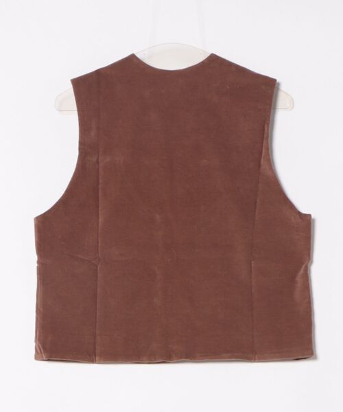 BOBO CHOSES（ボボショーズ）の「Snowflake velvet vest（ベスト・レディース・ダークブラウン・S/XL/L/M/XS）」の5枚目の写真