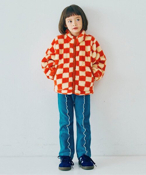p.premier(ピードットプルミエ)の「【ジュニア対応】配色メロウストレッチニットコールパンツ(その他パンツ・キッズ・ブルー/ブラック/カーキ/レッド・80/90/100/110/120/130/140)」の10枚目の写真