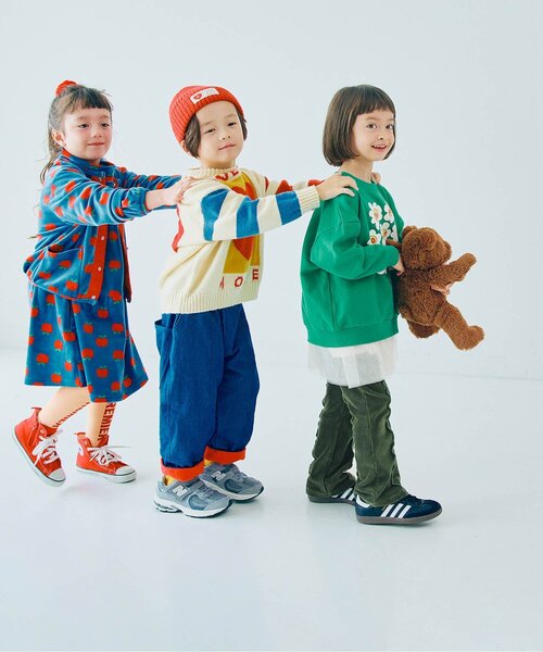 p.premier(ピードットプルミエ)の「【ジュニア対応】配色メロウストレッチニットコールパンツ(その他パンツ・キッズ・ブルー/ブラック/カーキ/レッド・80/90/100/110/120/130/140)」の22枚目の写真