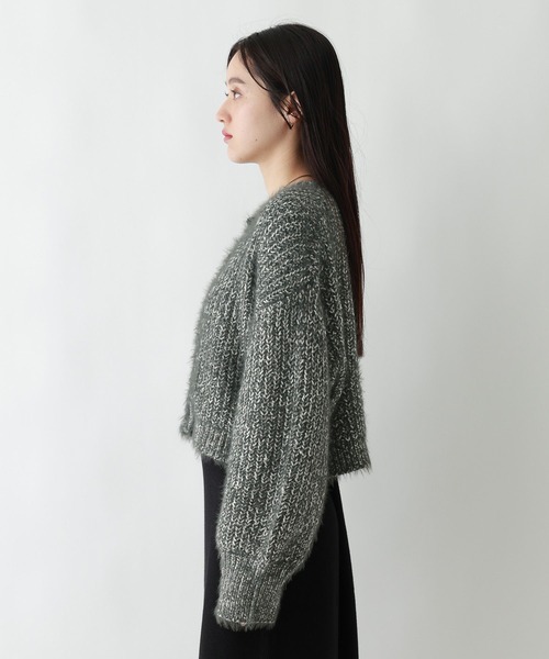 RAGEBLUE（レイジブルー）の「フェザーニットセットアップ（ニット/セーター・レディース・ネイビー/ブラック・FREE）」の17枚目の写真