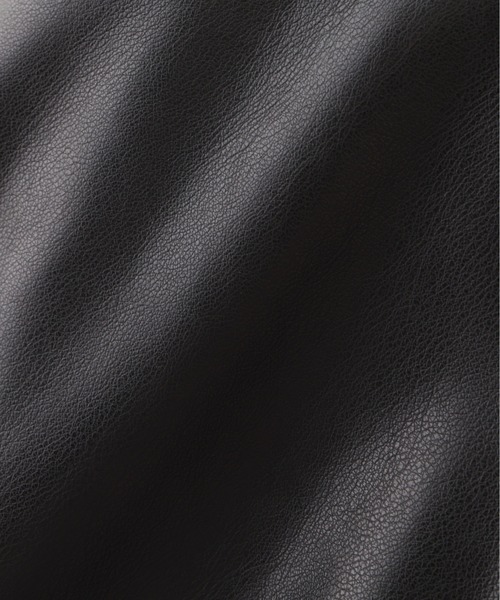 Alpha Industries(アルファインダストリーズ)の「Alpha Industries/アルファ インダストリーズ/FAUX LEATHER HOODED RIB FLIGHT JACKET/フォーレザー フード リブ フライトジャケット(ブルゾン・メンズ・ブラック/カーキ・L/M/2XL/XL)」の19枚目の写真