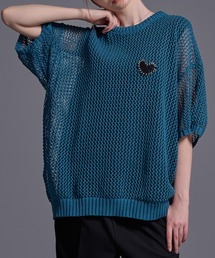 Loose/ルース（ルース）の「半袖ニット（ニット/セーター）」