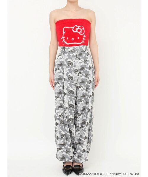 セール】【HELLO KITTYコラボ】カモフラワークパンツ（その他パンツ