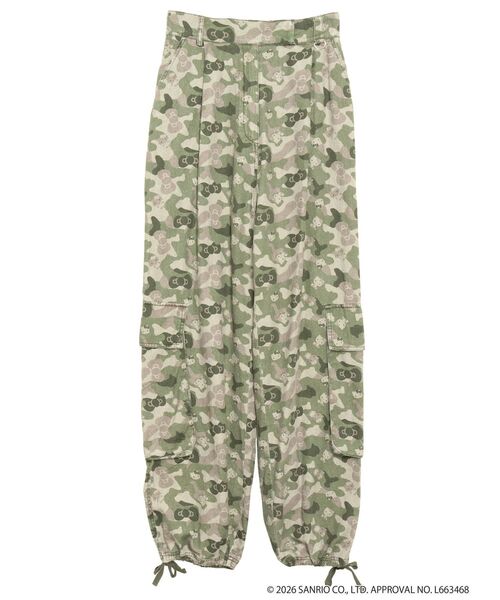 HELLO KITTYコラボ】カモフラワークパンツ（その他パンツ）｜CALNAMUR
