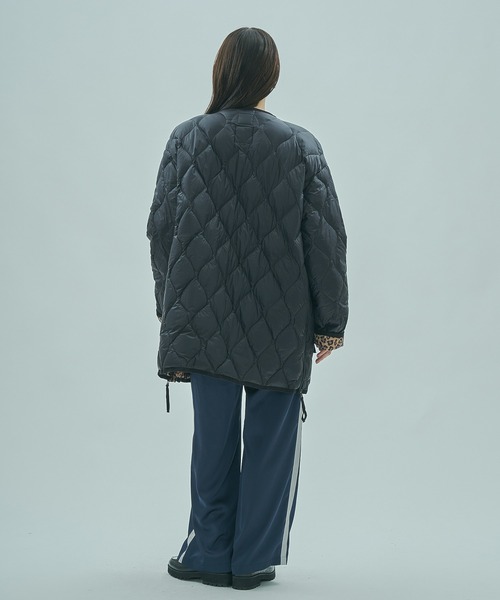 TAION(タイオン)の「【ROSE BUD別注】(TAION)MILITARY M65 LINER W-ZIP DOWN JACKET(ダウンジャケット/コート・レディース・ブラック/カーキ・M)」の11枚目の写真