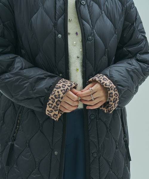 TAION(タイオン)の「【ROSE BUD別注】(TAION)MILITARY M65 LINER W-ZIP DOWN JACKET(ダウンジャケット/コート・レディース・ブラック/カーキ・M)」の13枚目の写真