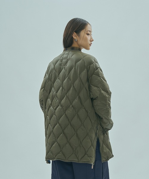 TAION(タイオン)の「【ROSE BUD別注】(TAION)MILITARY M65 LINER W-ZIP DOWN JACKET(ダウンジャケット/コート・レディース・ブラック/カーキ・M)」の20枚目の写真