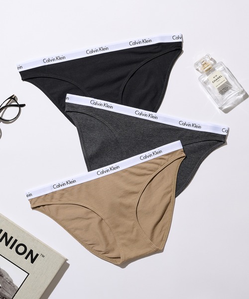 Calvin Klein(カルバン・クライン)の「【Calvin Klein】QP1258O 3Pセットショーツ(ショーツ・レディース・その他4/その他1/その他2/その他3・M/S)」の2枚目の写真