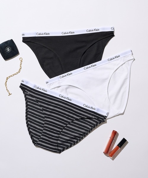 Calvin Klein(カルバン・クライン)の「【Calvin Klein】QP1258O 3Pセットショーツ(ショーツ・レディース・その他4/その他1/その他2/その他3・M/S)」の3枚目の写真