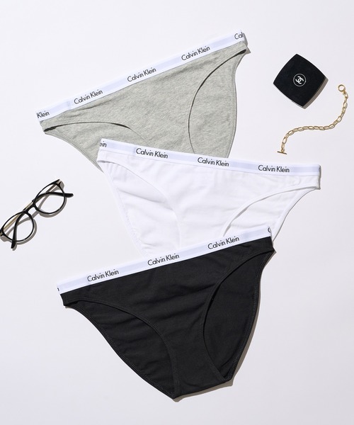 Calvin Klein(カルバン・クライン)の「【Calvin Klein】QP1258O 3Pセットショーツ(ショーツ・レディース・その他4/その他1/その他2/その他3・M/S)」の1枚目の写真