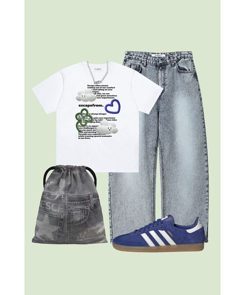 AVANDRESS（アバンドレス ）の「this is wide denim pants snow BLUE（デニムパンツ・レディース・その他・SMALL/MEDIUM/LARGE/X-LARGE/X-SMALL/XX-SMALL/XX-LARGE）」の11枚目の写真