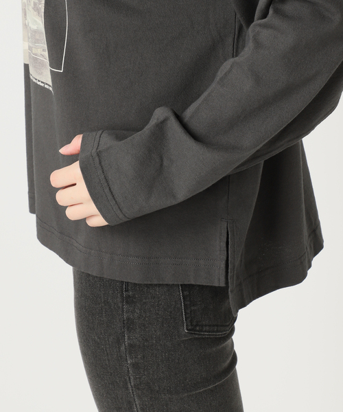 JOURNAL STANDARD relume（ジャーナルスタンダード　レリューム）の「《追加》シティフォトロングスリーブTee（Tシャツ/カットソー・レディース・ブラック/ホワイト・FREE）」の19枚目の写真
