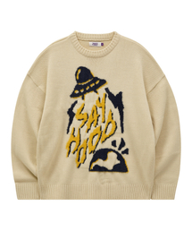 SAY HOOD ニットアイボリー