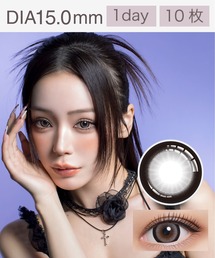RESAY（リセイ）の「【太フチ】RESAY 1DAY 10枚入り  シルバーウルフ（コンタクトレンズ・カラコン）」