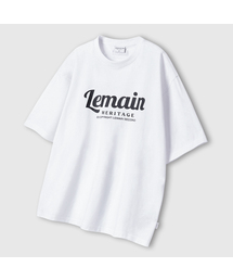 LEMAIN SECOND（リメインセカンド）の「ヘリテージロゴオーバーサイズ半袖Tシャツ[ホワイト]（Tシャツ/カットソー）」