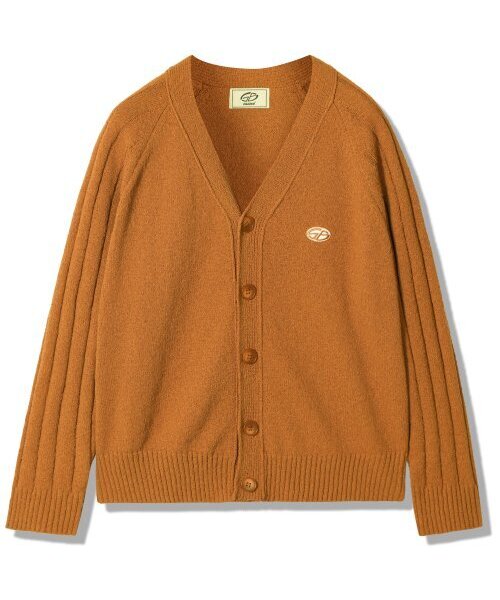 GUBIN（グビン）の「ラグランパターンブークルカーディガン - ブリック（カーディガン/ボレロ・レディース・その他・MEDIUM/LARGE）」の2枚目の写真