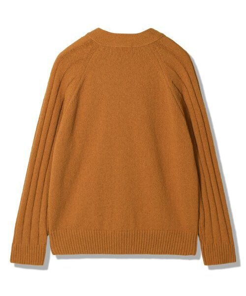GUBIN（グビン）の「ラグランパターンブークルカーディガン - ブリック（カーディガン/ボレロ・レディース・その他・MEDIUM/LARGE）」の3枚目の写真