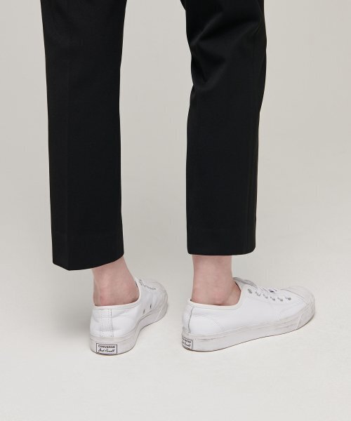 MUSINSA STANDARD WOMAN（ムシンサスタンダードウーマン）の「女性用ヘビーウェイトインナーウェアスリムストレート隠しバンディングスラックス[ブラック]（スラックス・レディース・その他・34/32/30/29/31/24/25/26/27/28）」の8枚目の写真