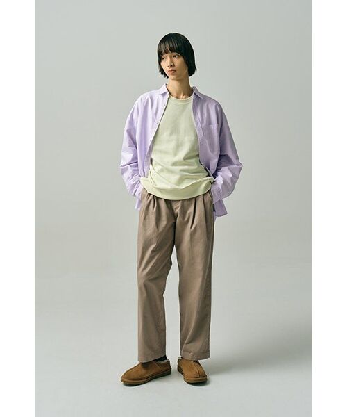 MUSINSA STANDARD（ムシンサスタンダード）の「スリータックセミバルーンチノパンツ[ベージュ]（その他パンツ・メンズ・その他・27/28/29/31/36）」の18枚目の写真