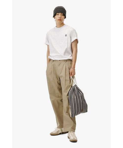 MUSINSA STANDARD（ムシンサスタンダード）の「スリータックセミバルーンチノパンツ[ベージュ]（その他パンツ・メンズ・その他・27/28/29/31/36）」の21枚目の写真