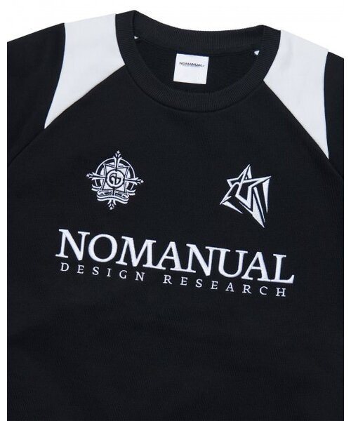 NOMANUAL（NOMANUAL）の「EMBLEM SWEATSHIRT - BLACK（スウェット・レディース・その他・SMALL/MEDIUM/LARGE）」の4枚目の写真