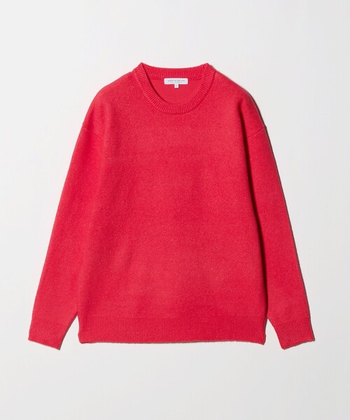A DAY IN THE LIFE UNITED ARROWS(アデイインザライフユナイテッドアローズ)の「ミドルゲージ アンゴラミックス クルーネック ニット-ウォッシャブル-<A DAY IN THE LIFE>(ニット/セーター・メンズ・ネイビー/ホワイト/ピンク/ライトグレー・M/L)」の4枚目の写真