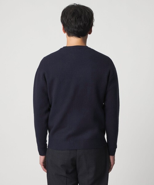 A DAY IN THE LIFE UNITED ARROWS(アデイインザライフユナイテッドアローズ)の「ミドルゲージ アンゴラミックス クルーネック ニット-ウォッシャブル-<A DAY IN THE LIFE>(ニット/セーター・メンズ・ネイビー/ホワイト/ピンク/ライトグレー・M/L)」の22枚目の写真