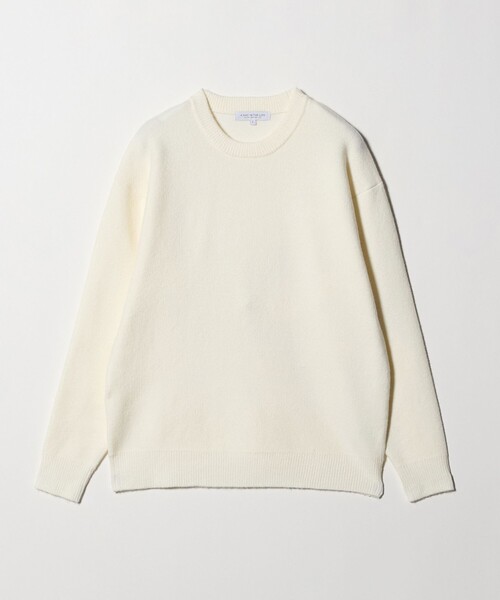 A DAY IN THE LIFE UNITED ARROWS(アデイインザライフユナイテッドアローズ)の「ミドルゲージ アンゴラミックス クルーネック ニット-ウォッシャブル-<A DAY IN THE LIFE>(ニット/セーター・メンズ・ネイビー/ホワイト/ピンク/ライトグレー・M/L)」の17枚目の写真
